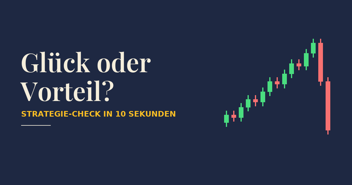 Glück oder Vorteil?